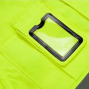 Chaqueta de Seguridad de Alta Calidad para Hombre, Ropa de Trabajo Reflectante de Alta Visibilidad, Chaqueta de Trabajo de Seguridad al por Mayor para Invierno - Product Image 3