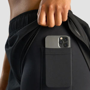 Meilleur prix de gros Logo personnalisé plaine femmes Shorts de gymnastique entraînement gym taille adulte respirant femmes Shorts - Product Image 5