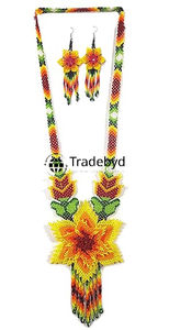 Collier chaîne à maillons brodés à la main de qualité supérieure Tradebyd, bijoux bohèmes tendance pour un anniversaire, unisexe - Product Image 4