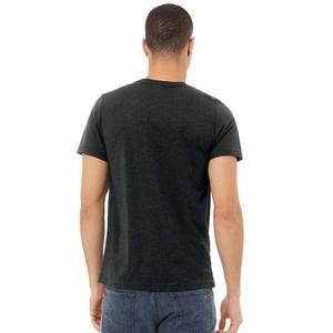 Camiseta Personalizada de Alta Calidad para Hombre, Cuello Redondo, 100% Algodón, Ligera, de Lujo, Negra, Lisa - Product Image 3