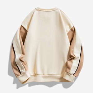 2025 automne hommes Odie rétro rue tendance col rond sweat personnalisable hanche P Patchwork brodé lavé chaud tissé hiver - Product Image 4