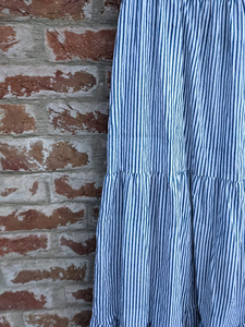 ชุดเดรสพิมพ์ลายแบบบล็อกชุดเดรสยาวผ้าฝ้ายอินเดียเดรสพิมพ์ลาย - Product Image 4