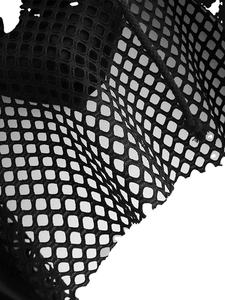 Nouvel arrivage de vêtements d'été pour femmes sweats à capuche en maille contrastée pull à manches longues haut court à capuche pour femmes 2026 - Product Image 3