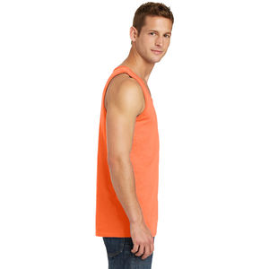 Débardeur Tri-blend Mans Core Débardeur Débardeur Homme Coton-Orange Néon - Product Image 2