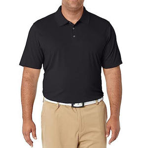 Camisetas de cuello POLO para hombre de diseño personalizado más vendidas, ropa de trabajo y moda teñida lisa, camiseta de Golf de manga corta con botones cuartos - Product Image 1