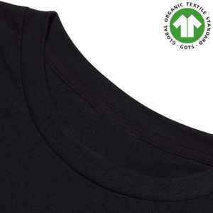 T-shirt unisexe durable pour femmes-Coton biologique doux avec col côtelé et coupe polyvalente - Product Image 2