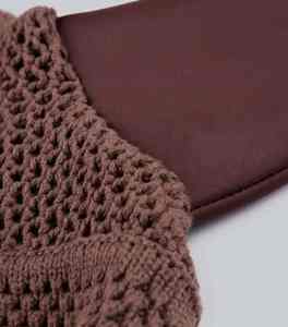 หมวกคลุมหูม้าถักโครเชต์น้ำหนักเบา ระบายอากาศได้ดี ดีไซน์หรูหรา สำหรับม้าฝึกและม้าแสดง - Product Image 6