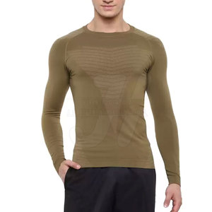 Solid Color Youth Long Sleeve <b>Compression</b> <b>Shirts</b> Plain <b>Customized</b> Gym <b>Compression</b> <b>Shirts</b> - Product Image 1
