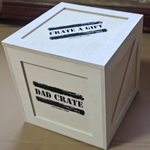 Confezione piatta quadrata scatola di legno Kit di autoassemblaggio di legno scatole di prodotti in legno compensato vuoto cassa da uomo per la vendita al dettaglio confezione promozionale - Product Image 3