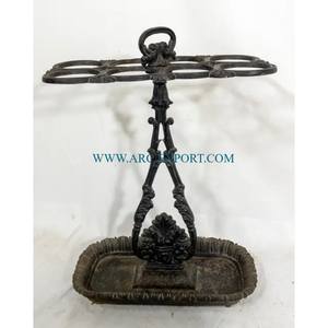 High Grade <b>Gold</b> Polished Brass Home Decor Umbrella Stand Quality Elegant Designer Top Selling Metal Umbrella Stand - Product Image 6