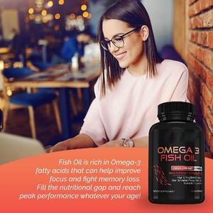 Capsules de gel Softgel en vrac, huile de poisson de mer profonde, étiquette privée, Vegan, Halal EPA, algues, <span class=keywords><strong>Omega</strong></span> 3, 6, 9, 1000Mg - Product Image 2