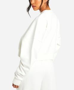 Sudadera de Forro Polar Suave con Estampado Digital de Moda Urbana Estilo Británico para Mujer, Ropa Deportiva Hip Hop - Product Image 5