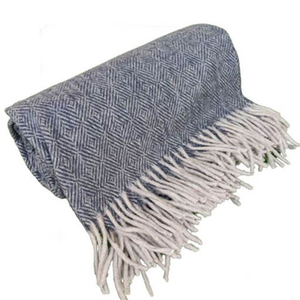 Manta de algodón de lujo en espiga tejida a mano para accesorio de sofá cama - Product Image 3