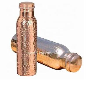 ขวดน้ำทองแดงทำมือดีไซน์ปลอดภัยสำหรับอาหารดีไซน์ทันสมัยฝาภาชนะใส่เครื่องดื่มคุณภาพสูง - Product Image 5