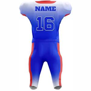 Maillots de football américain personnalisés élégants à manches courtes, respirants, avec impression par transfert thermique, entièrement en mesh, col en V, unisexe, grandes tailles, protection UV - Product Image 6