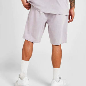 2023 High Street Hommes Lilas Sweat Shorts Élégant Vintage Lavé Avec Des Cordons Et Des Poches Latérales Design Uni en Vente - Product Image 4
