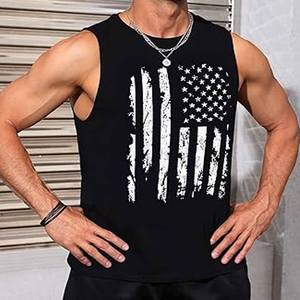Camisetas sin mangas de verano para hombre, camisetas sin mangas de algodón liso para hombre, camisetas deportivas para culturismo, gimnasios para hombre hechas por vestido deportivo - Product Image 2