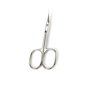 Ciseaux à ongles de beauté en acier inoxydable allemand Lame incurvée de 4 pouces Ciseaux à ongles à cuticules à lame fine et tranchante - Product Image 3