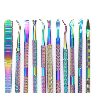 1pcs Double-Ended Stainless Steel Nail <b>Cuticle</b> Pusher Dead Skin Remover <b>Tool</b> for Nail Art Care and Cleaner - Product Image 4