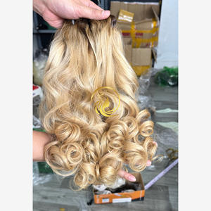 Cabello Remy de Doble Trama Plana de Alta Calidad, Cabello Humano Virgen con Rizos Voluminosos de 18 Pulgadas, Color Personalizado, Super Calidad, Marca Timehair, Superventas - Product Image 3