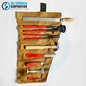 Kit de cuidado de pezuñas portátil Estuche de transporte compacto Herramientas de acero inoxidable para herradores móviles y recorte en el sitio - Product Image 2