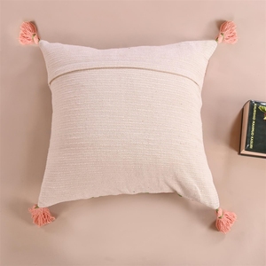 Fundas de cojín de algodón bellamente bordadas de 45x45 cm de lujo decorativas sostenibles sin azo a los mejores precios al por mayor - Product Image 4