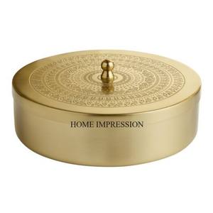 ภาชนะใส่ชาปาติทรงกลมทำจากไม้ดีไซน์เป็นเอกลักษณ์ทำจากโลหะสินค้ามาใหม่ล่าสุด - Product Image 2