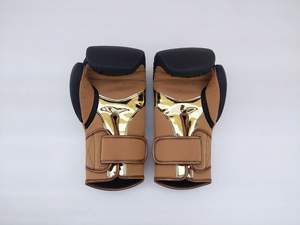 Boxign Trend Gants de boxe en cuir de vachette personnalisés nouvelle vente à chaud taille 12oz 14oz 16oz or véritable gants de boxe gagnants - Product Image 5