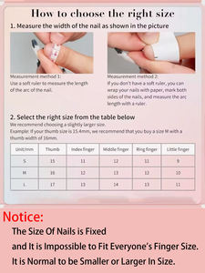 Appuyez sur les ongles 10 pièces forme d'amande faux ongles fait à la main fête quotidienne avec outil de <span class=keywords><strong>manucure</strong></span> sûr et fiable - Product Image 5