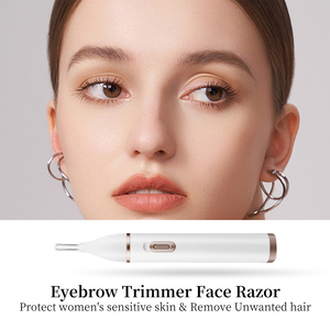 Tondeuse à sourcils et nez pour femmes, lame à double tranchant <span class=keywords><strong>2</strong></span> en 1, tondeuse à sourcils et nez indolore - Product Image 3