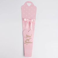 Paquet floral de mariage sac unique de rose transparente sac d'emballage de fleur de rose papier d'emballage de fleur