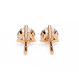 Boucles d'oreilles magnifiques en or 18 carats avec diamant de laboratoire, boucles d'oreilles de qualité supérieure - Product Image 1