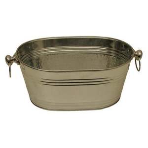 อ่างปลูกต้นไม้ชุบสังกะสีสำหรับบ้านไร่แบบชนบทใช้ตกแต่งสวนที่โชว์ต้นไม้และดอกไม้โลหะสำหรับงานหนักสินค้ามาใหม่ - Product Image 4