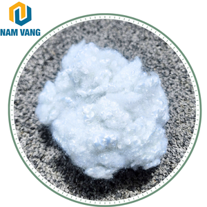 Reciclado 7D/15D * 64mm fibra cortada de poliéster hueco conjugado sin silicona HCNS para rellenar edredones o juguetes suaves (Nam Vang Ha Nam) - Product Image 4