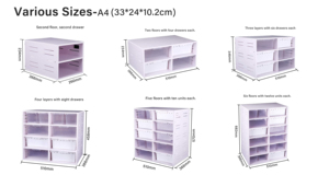 Armoire herpétologique empilable sur mesure avec panneaux ventilés et loquets sécurisés pour gecko, grenouille, araignée – Expédition rapide – Boîte à tiroirs pour reptiles - Product Image 5