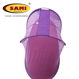 M/S SAMI ENTERPRISES Strong <b>Single</b> Person Folding Self-Supporting Heavyweight Polyester Mosquito Net (<b>Single</b> <b>Bed</b> Size <b>Base</b>) - Product Image 4