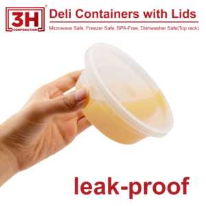 ถ้วยซุปแบบซ้อนได้ขนาด 8 ออนซ์ พร้อมฝาปิด 240 ชุด 480 ชิ้น สำหรับเก็บอาหารในตู้เย็น ผลิตจากพลาสติก PC และ PP เพื่อรักษาความสด - Product Image 6