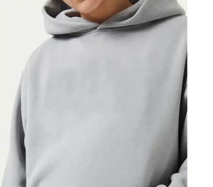 Sweat-shirt à capuche surdimensionné en laine pour homme, doublé, imprimé sur mesure, écologique, de haute qualité - Product Image 3