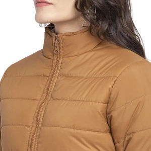 Chaquetas acolchadas de plumón para mujer, chaqueta de talla grande con burbujas para mujer, chaquetas de invierno acolchadas brillantes para mujer - Product Image 3
