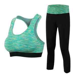 High Support Women's Yoga <b>Sports</b> <b>Bra</b> Comfortable Breathable Plus Size Lightweight Four-Way Stretch <b>Racerback</b> Front Logo Anti-UV - Product Image 3