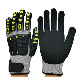 Gants de travail tactiques personnalisés en polyester, coton et élasthanne, longueur poignet, séchage rapide, anti-boulochage, durables, pour l'extérieur, mécaniques, OEM - Product Image 6