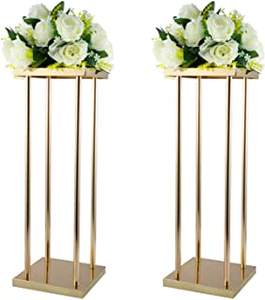 Metal Aluminum <b>Tall</b> <b>Vase</b> Wedding Centerpieces Home <b>Decorative</b> centrepiece Wedding Flower - Product Image 2