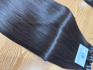 Extensiones de Cabello Humano Remy Natural Negro Liso al por Mayor, Trama Súper Doble, Sedoso y Suave, Cabello Vietnamita - Product Image 4