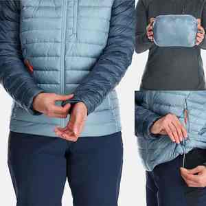 แจ็กเก็ตแบบแห้งเร็วของผู้หญิงแจ็กเก็ตทรงสูงสไตล์ใหม่สำหรับผู้หญิงแจ็กเก็ตขนเป็ดระบายอากาศได้ดี - Product Image 2