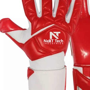 Nouveaux gants de gardien de but légers NEXT TECH INDUSTRIES en PU avec fermeture à tirette pour les entraînements et les matchs, personnalisables - Product Image 4