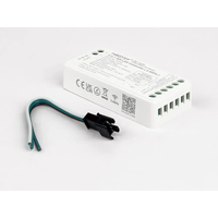 Contrôleur de pixels LED SPI MiBoxer SPIR3 – 3-en-1 pour bandes LED monochromes, RGB et RGBW, sans fil 2.4 GHz, 5–24V DC, 10A