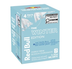 Bebida Energética Red Bull Edición Invierno Sabor Vainilla y Frutos Rojos 250ml, Suministro al por Mayor para Venta Minorista - Product Image 2