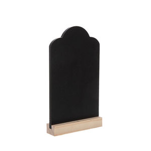 <span class=keywords><strong>Tableau</strong></span> noir de bureau avec Base en bois, Double face noir mat, acrylique, Bar, <span class=keywords><strong>Menu</strong></span>, porte-signe, bureau, Message en bois, <span class=keywords><strong>tableau</strong></span> noir - Product Image 2