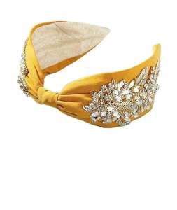 Bandeau de cheveux brodé de perles de haute qualité, accessoire élégant fait à la main pour les filles à prix avantageux - Product Image 2