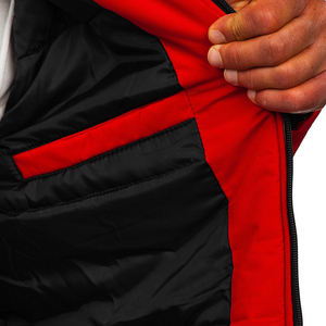 เสื้อโค้ทเบสบอลบุนวมบุนวมบุนวมบุนวมบุนวมบุนวมสำหรับฤดูหนาวโค้ทลำลองแจ็คเก็ตตัวนอกวิทยาลัยเสื้อแจ็คเก็ตสำหรับผู้ชาย - Product Image 5